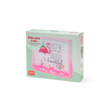 Portafoto con glitter fenicottero Legami Milano 2