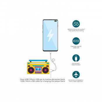 Power bank stereo Legami Milano 2