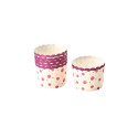 Stampi per muffin fantasia acquerello rosa 