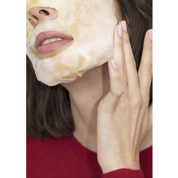 Bubble mask per viso melograno e pesca 