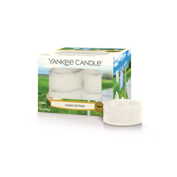 Clean cotton - Candele tea light 