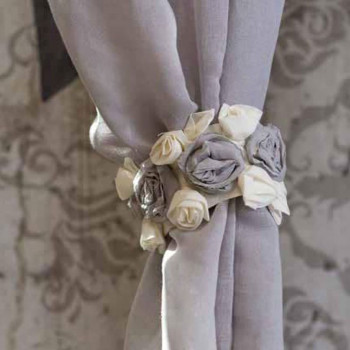 Embrasse con rose Blanc Mariclò - Grigio