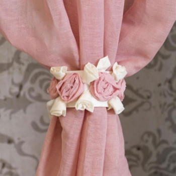 Embrasse con rose Blanc Mariclò - Rosa