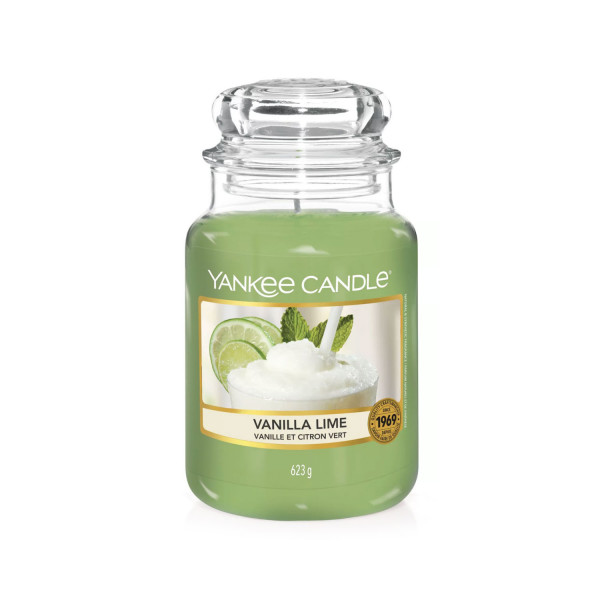 Vanilla lime - Candela giara grande 