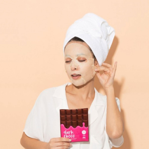 Maschera per viso dark choco 