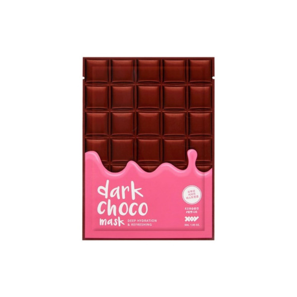 Maschera per viso dark choco 