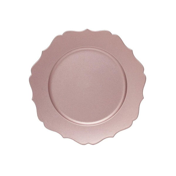 Sottopiatto in plastica rosa - Lea