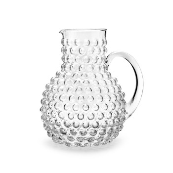 Brocca in vetro trasparente - Ibiza