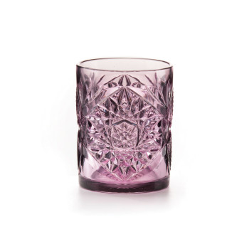 Set 6 bicchieri in vetro viola - Vintage