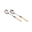 Set posate da insalata - Avorio