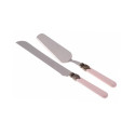 Set coltello e pala torta - Rosa