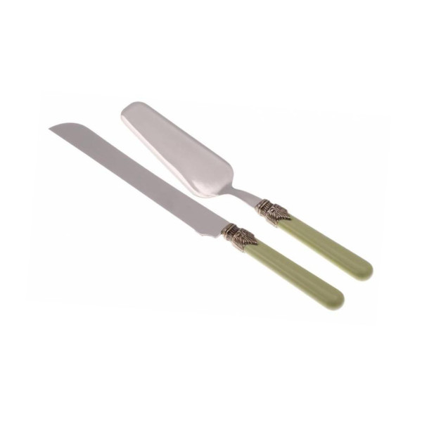 Set coltello e pala torta - Salvia