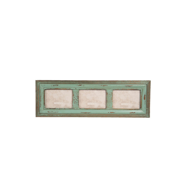 Cornice portafoto rettangolare verde 13x18 cm