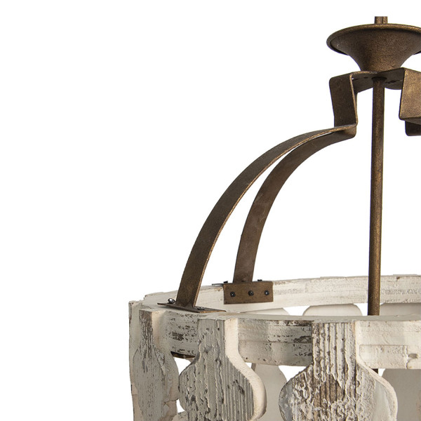 Lampada a sospensione in legno