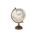 Mappamondo bianco e oro