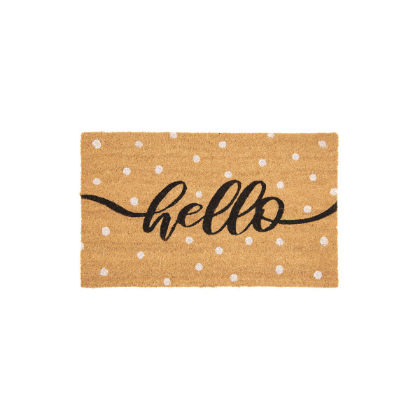 Zerbino rettangolare Hello