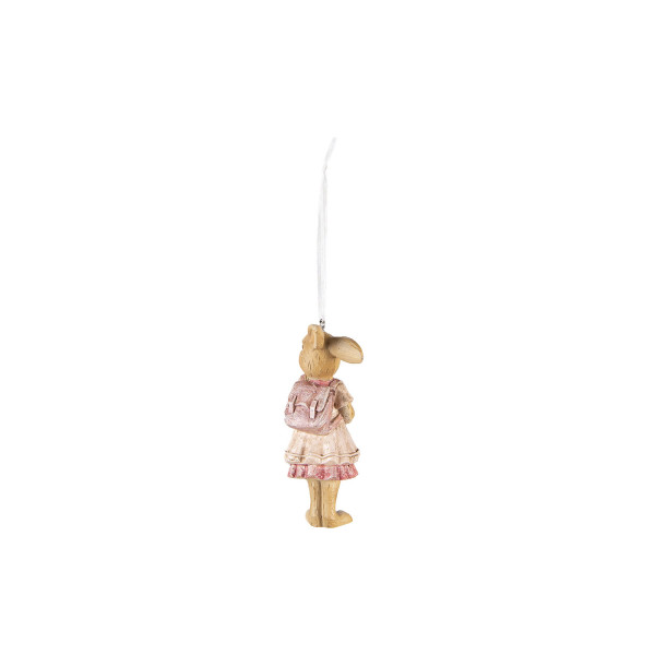 Decorazione pendente - Coniglietta con fungo