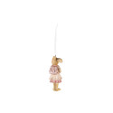 Decorazione pendente - Coniglietta con fungo