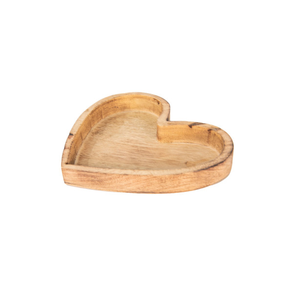 Piatto decorativo a forma di cuore