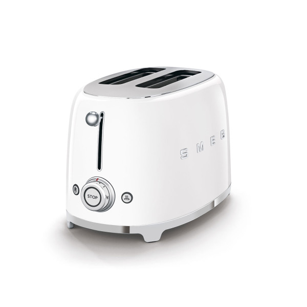 Tostapane Smeg 2 fette Bianco Lucido Tostapane Smeg 2 fette Bianco Lucido