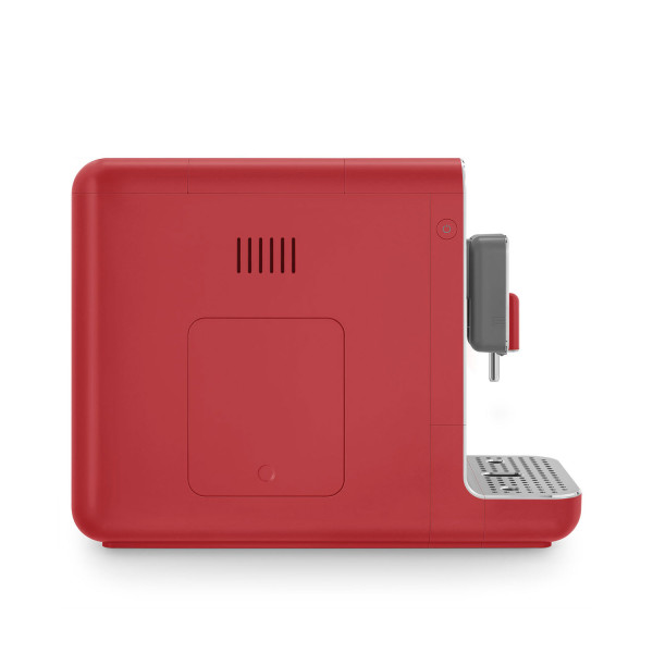 Macchina da Caffè Espresso Automatica Smeg Rosso Opaco Macchina da Caffè Espresso Automatica Smeg Rosso Opaco