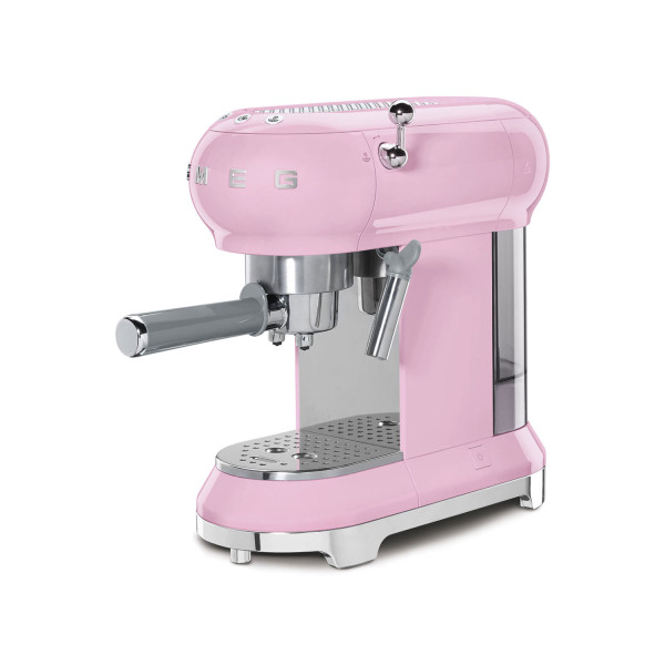Macchina da Caffè Espresso Manuale Smeg Rosa