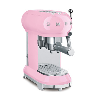 Macchina da Caffè Espresso Manuale Smeg Rosa