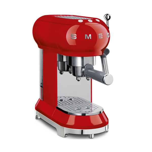 Macchina da Caffè Espresso Manuale Smeg Rosso
