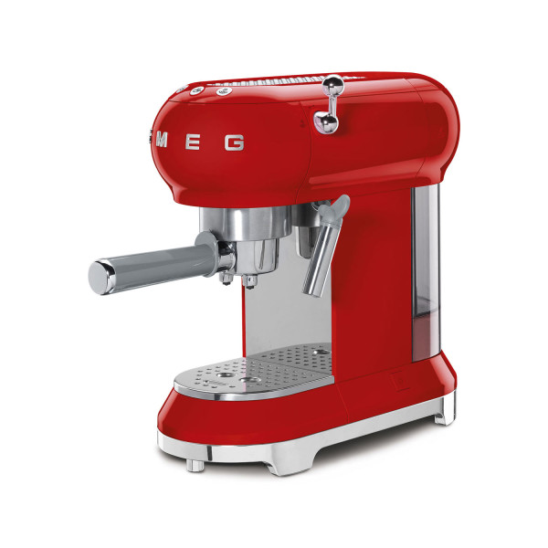 Macchina da Caffè Espresso Manuale Smeg Rosso