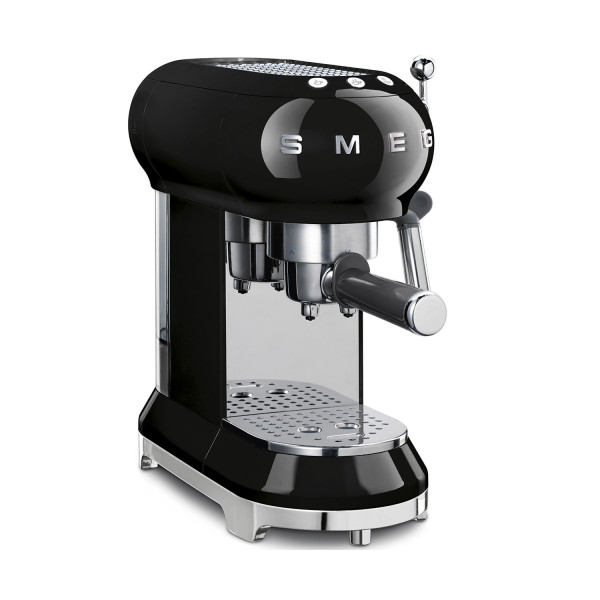 Macchina da Caffè Espresso Manuale Smeg Nero Lucido