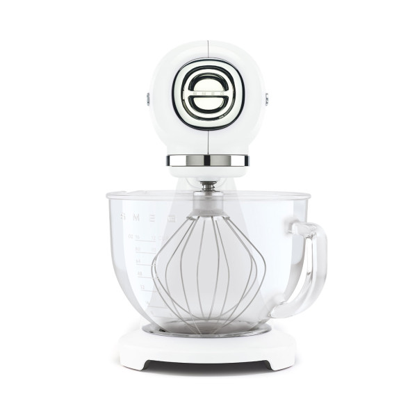 Impastatrice Full Color con ciotola in vetro Smeg Bianco