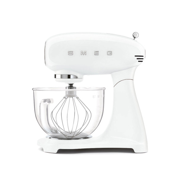 Impastatrice Full Color con ciotola in vetro Smeg Bianco