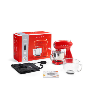 Impastatrice Full Color Smeg Rosso