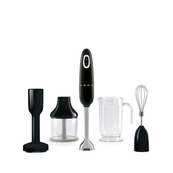 Frullatore a immersione con accessori Smeg Nero
