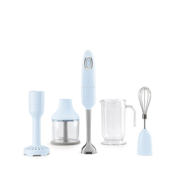 Frullatore a immersione con accessori Smeg Azzurro