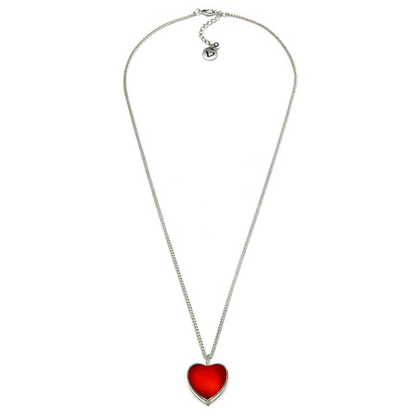 Collana placcata argento con cuore Vestopazzo | Hanami Home