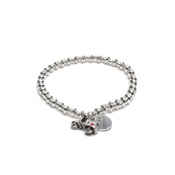 Bracciale Vestopazzo placcato argento Life is a Journey