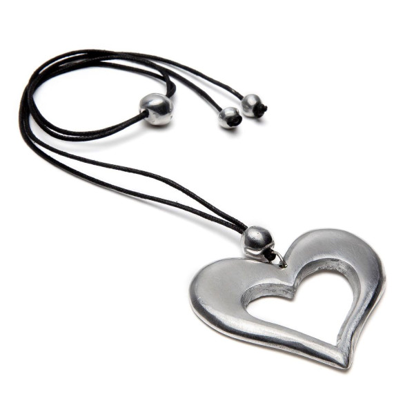 Collana con pendente a forma di cuore Vestopazzo