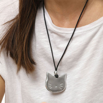 Collana con pendente a forma di gatto Vestopazzo 2