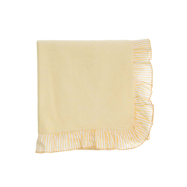 Telo mare Sapore di mare Blanc Mariclò - Giallo