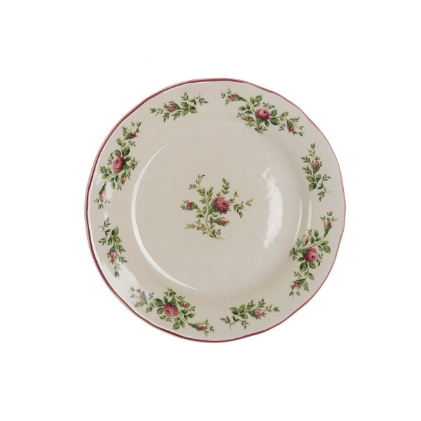 Piatto frutta Moss Rose Blanc Mariclò