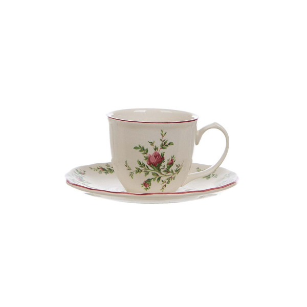 Tazza caffè con rose Blanc Mariclò