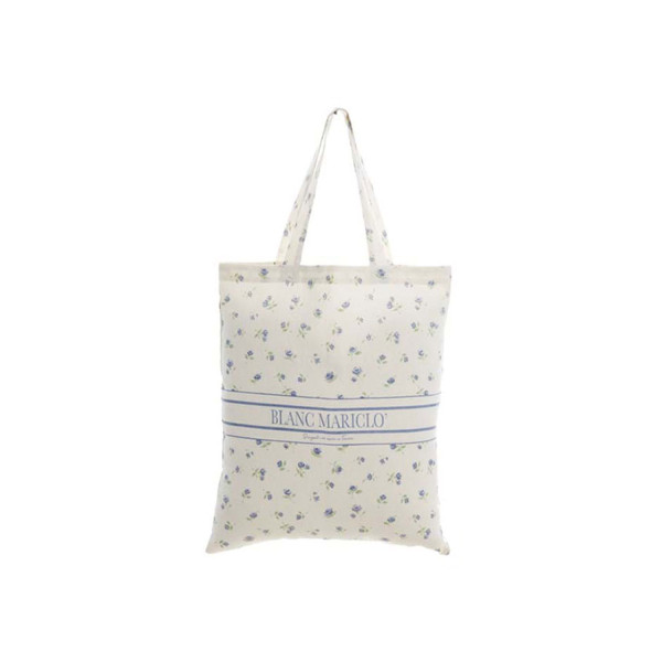 Shopper Floret Full Blanc Mariclò - Azzurro