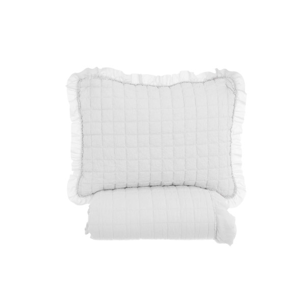 Set trapunta con 1 copriguanciale Diamante Blanc Mariclò