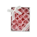 Cofanetto di 12 saponette a forma di rosa