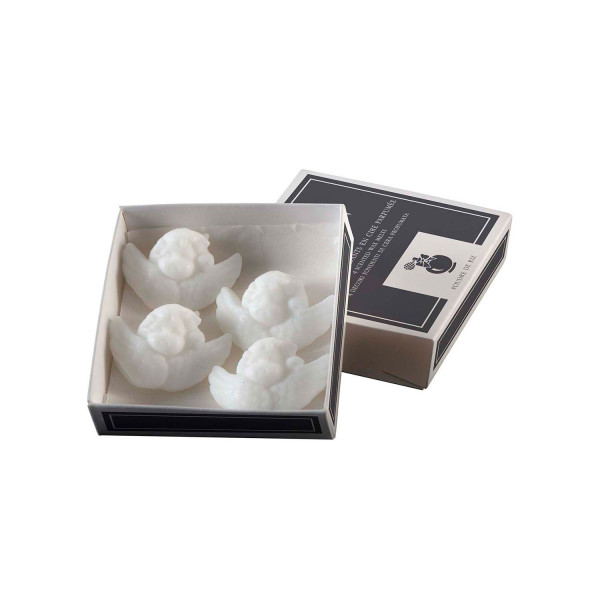 Scatola 4 decorazioni di cera profumata - Angeli