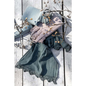 Set 3 canovacci da cucina con shopping bag Grigio Blanc Mariclò 2