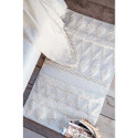 Tappeto rettangolare di lana boho chic - Blanc Mariclò