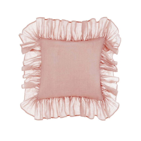 Cuscino Blanc Mariclò con rouches - Rosa - Blanc Mariclò