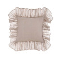 Cuscino Blanc Mariclò con rouches - Ecru - Blanc Mariclò